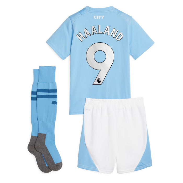 Manchester City 23-24 | Kids Home with Haaland 9 printing